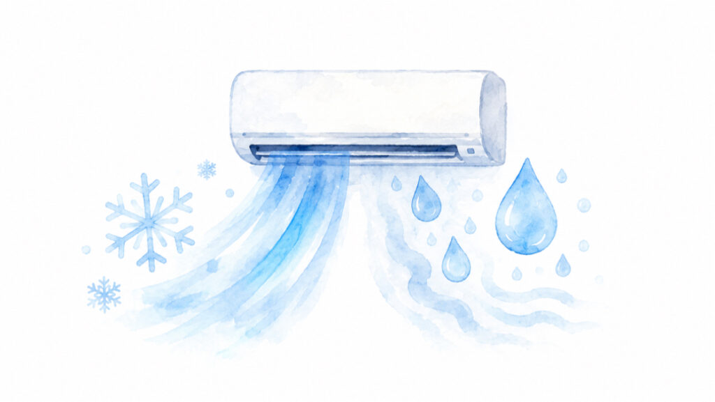 エアコンのイラスト