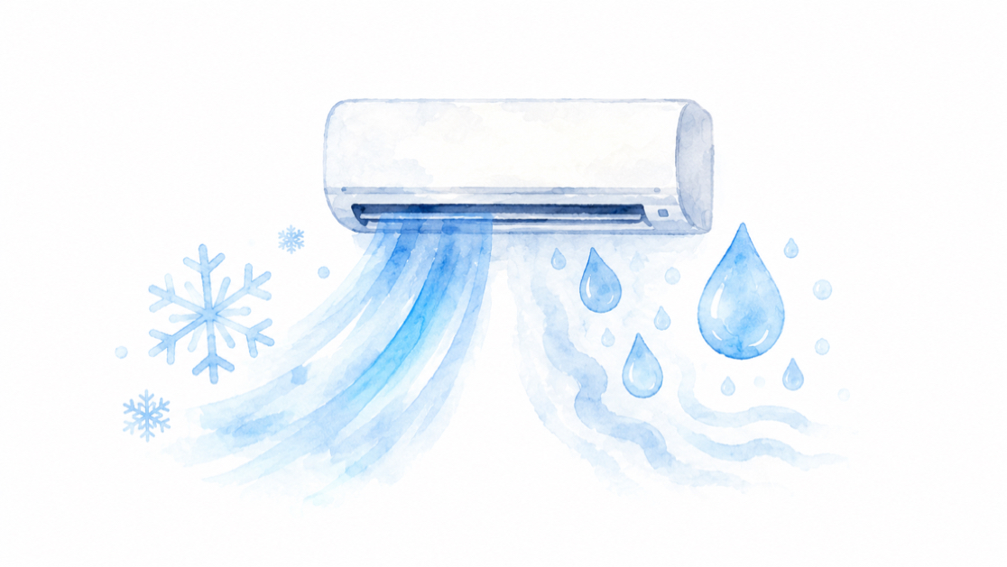 エアコンのイラスト