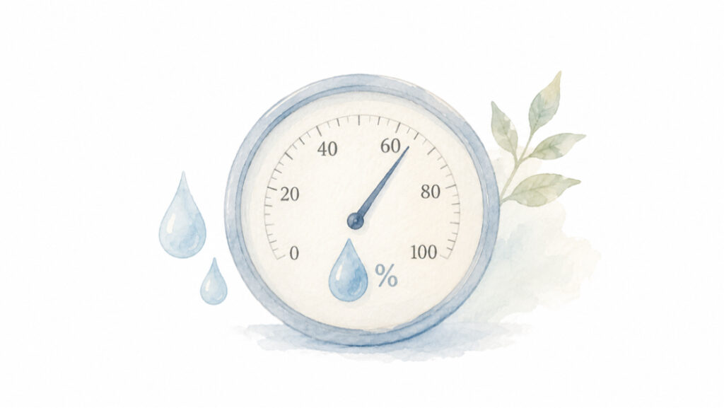 湿度計のイラスト