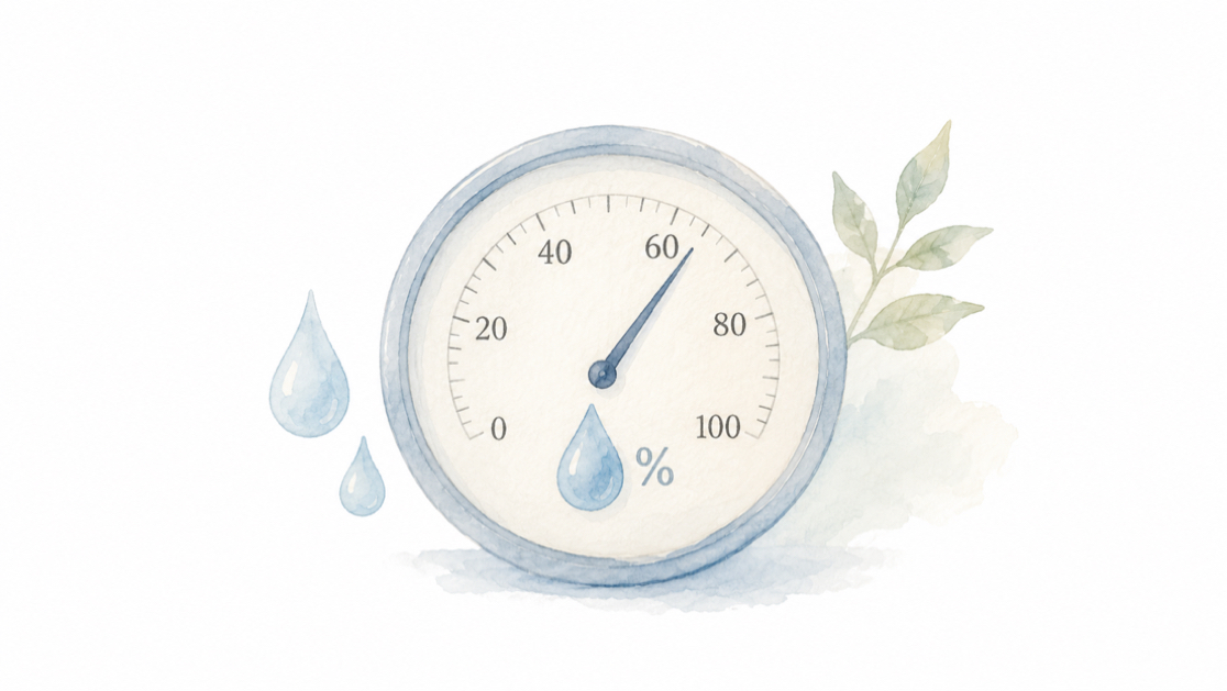 湿度計のイラスト