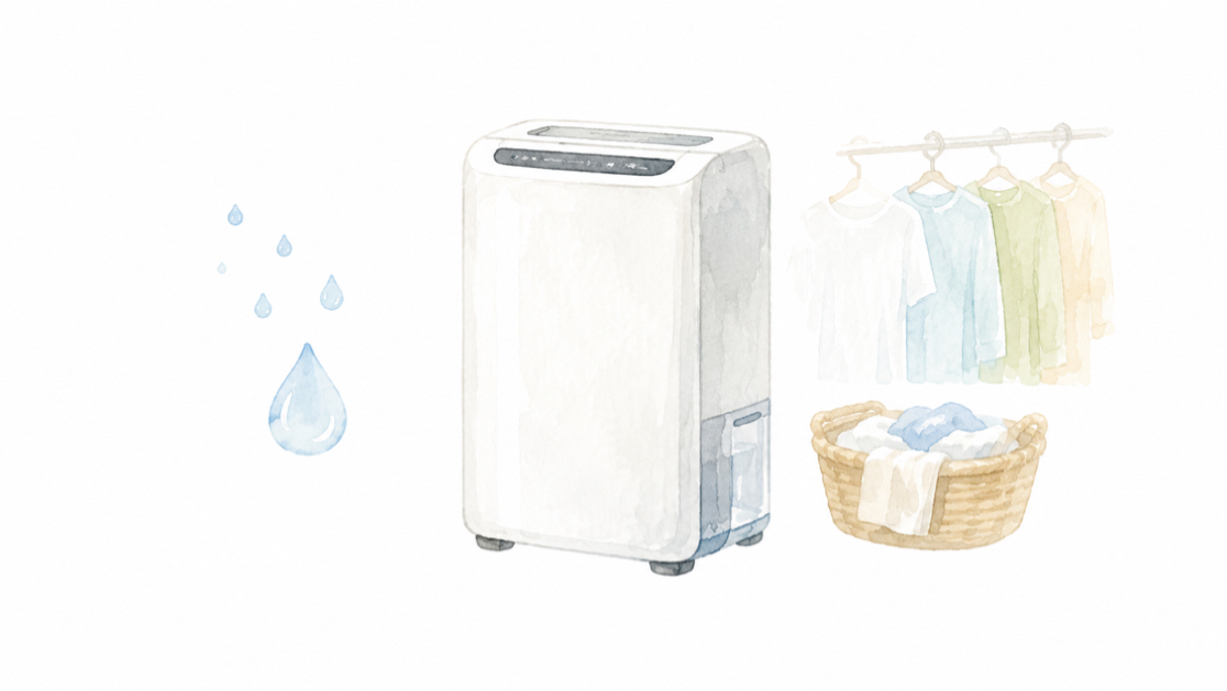 除湿機のイラスト